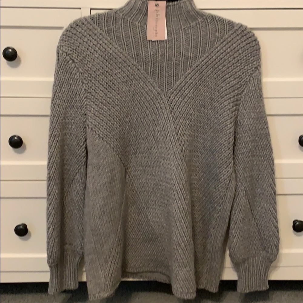 NWT Grey Philosophy Sweater